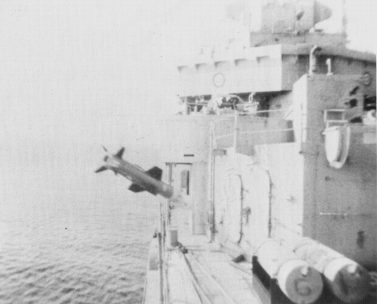Harpoon strikes target ship Haraden (ex-DD585) 19.12.75.JPG
