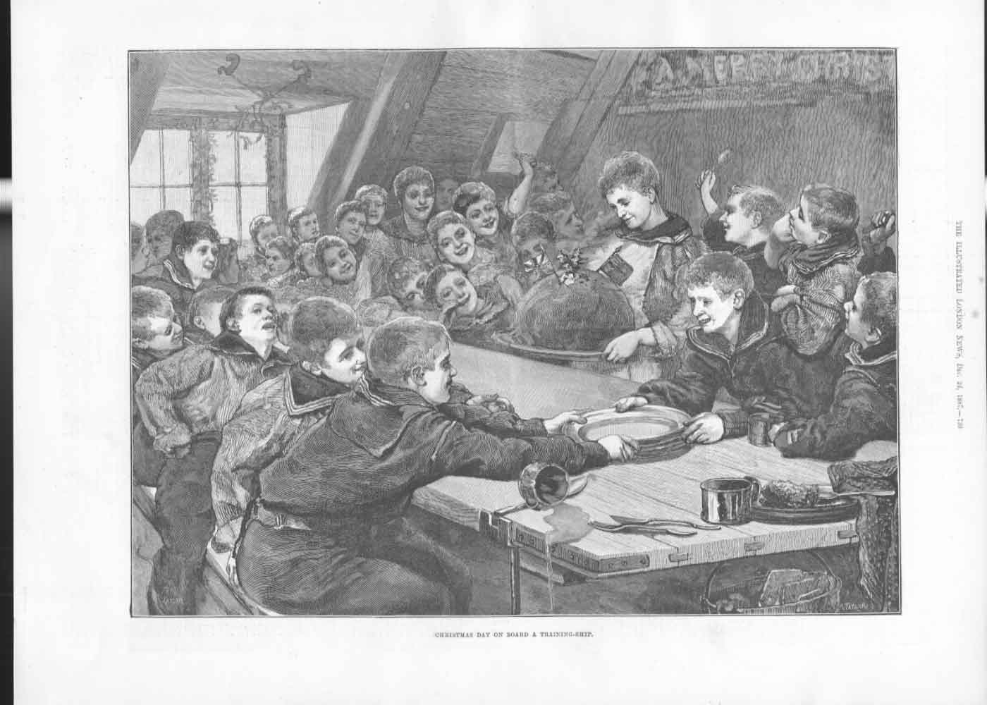 Рождество на учебном корабле. 1887.jpg
