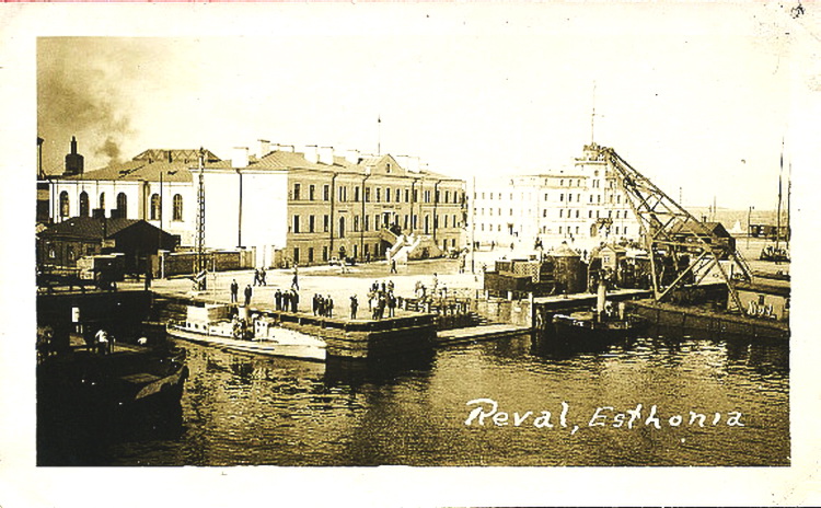 1927 Estonia Harbor Scene at Reval Unpublished.jpg