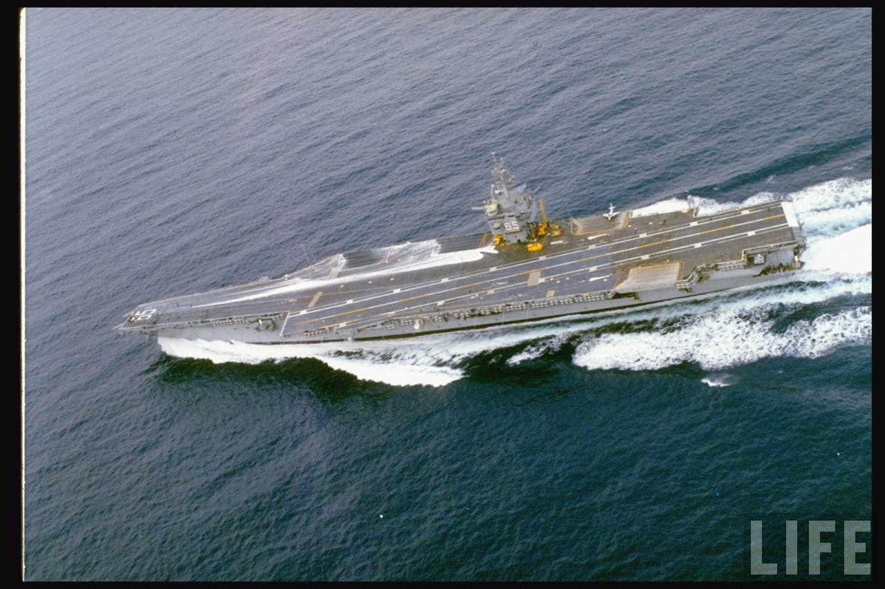 USS Enterprise in Pacific Ocean during sea trials.jpg