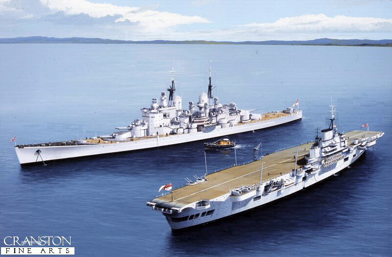HMS Vanguard and HMS Indefatigable by Ivan Berryman.3.jpg