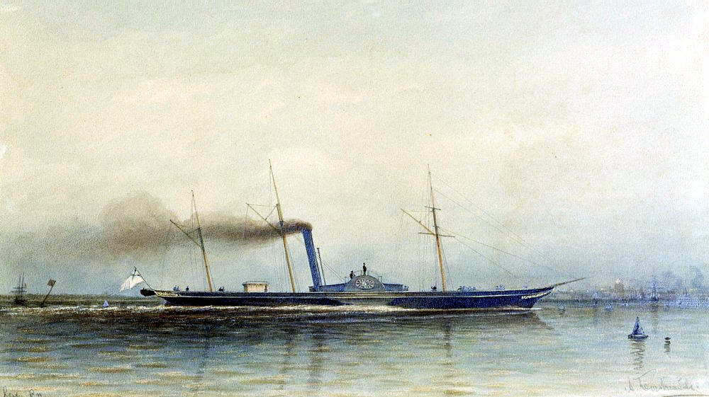 bogolubov_121Императорская паровая яхта Александрия 1852 год.jpg