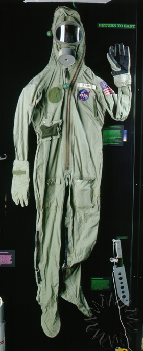 This is the biological isolation garment worn by Astronaut Aldrin upon his return to earth.jpg
