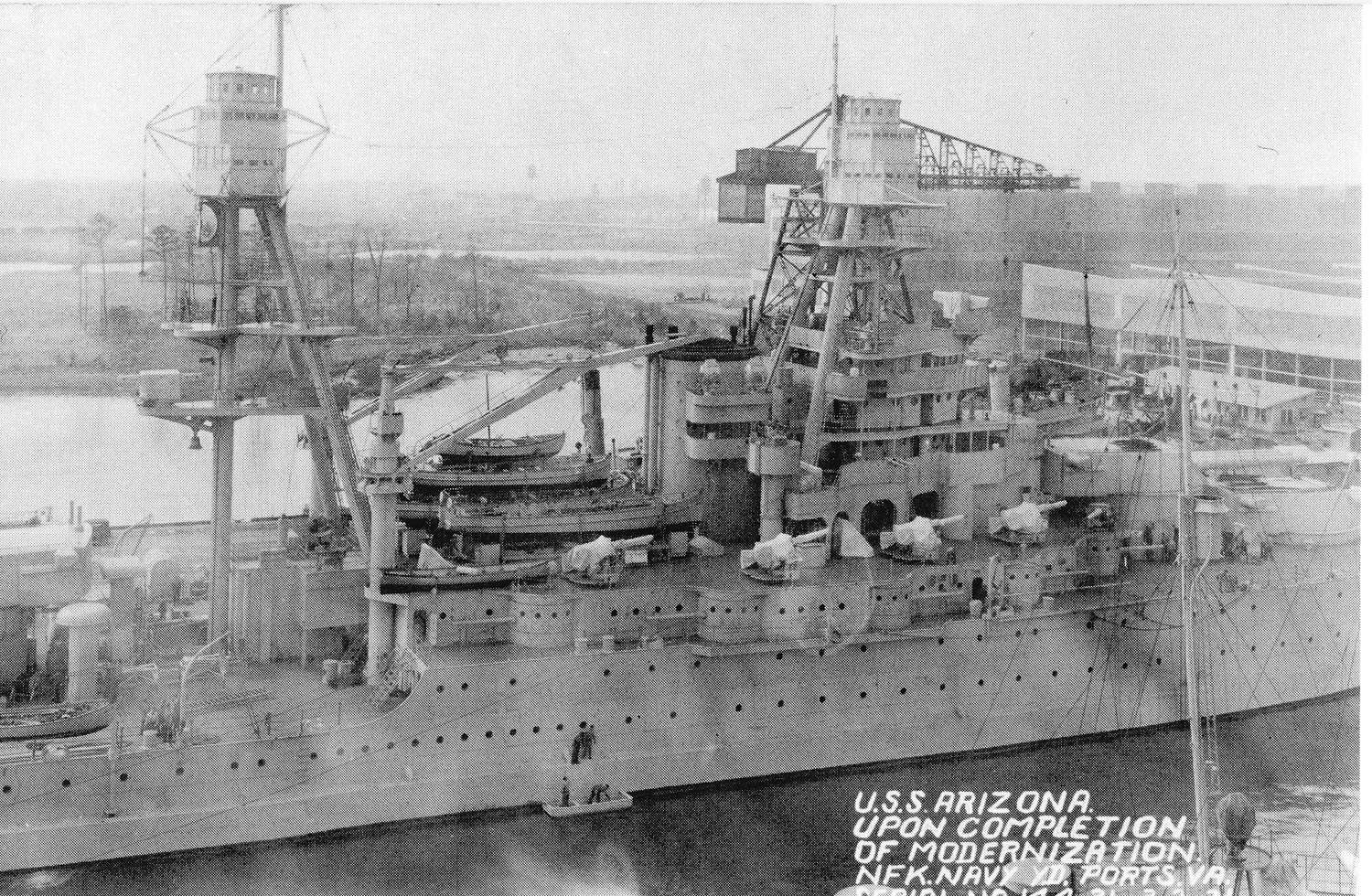 Arizona (BB-39) at Norfolk Navy Yard on 2 March 1931.jpg