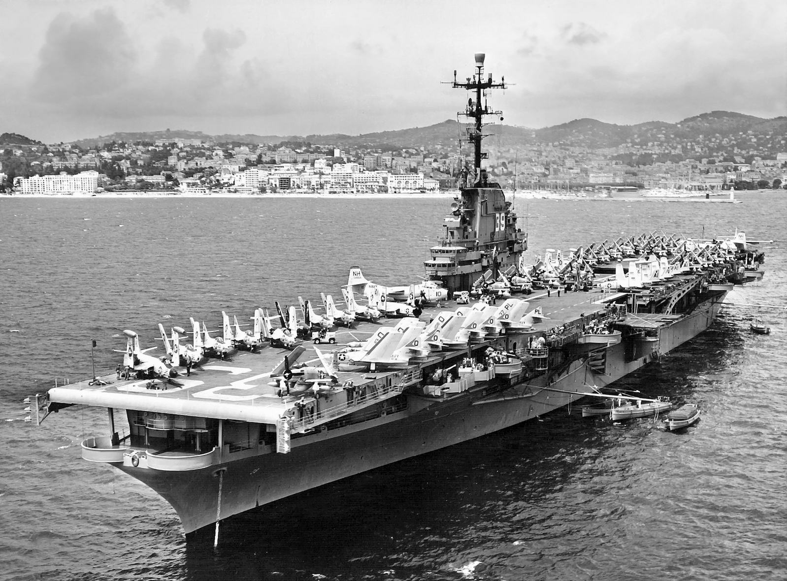 USS Lake Champlain (CV-39) - Cannes 1957.jpg
