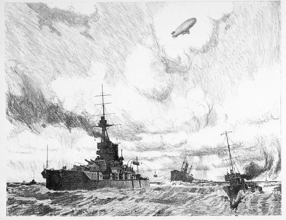 Снабжение в море 1917 год.jpg