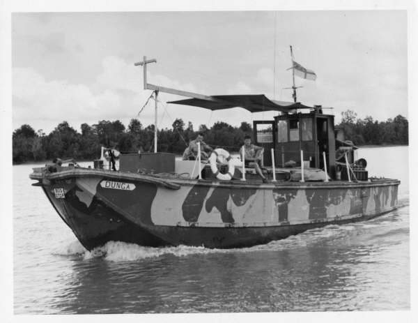 Borneo River Patrol (NPK) John on left1965.JPG