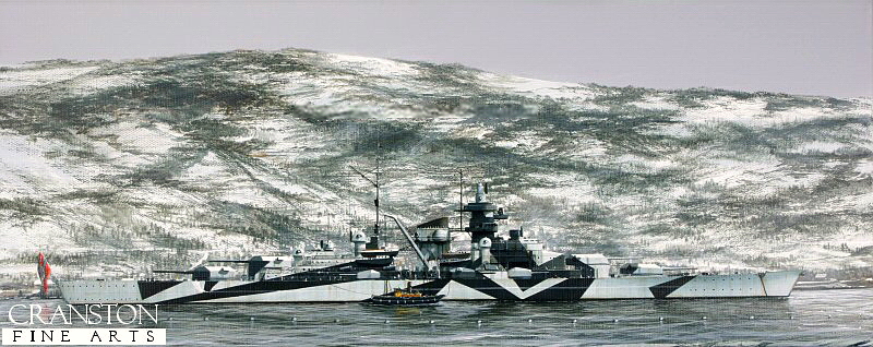 Tirpitz in Kaafjord by Ivan Berryman.2.jpg