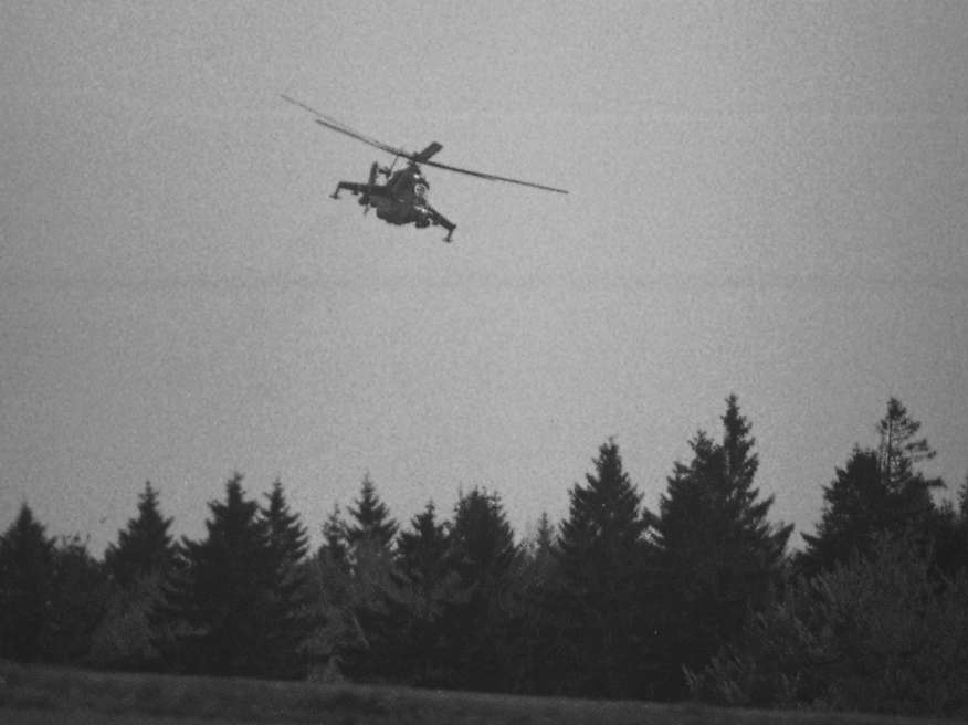 US AH1 Cobra and UH-60 intercepted by Czech Mi-24V over Czech- German border, 19880.jpg