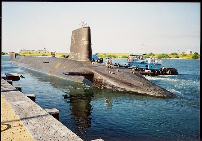 1994 Submarine HMS Vanguard at Port Canaveral Florida.jpg