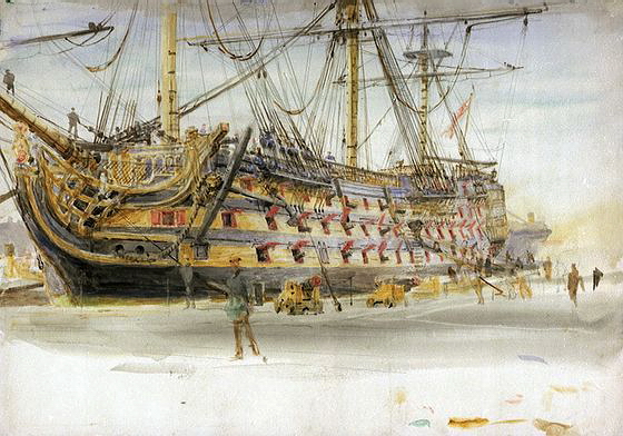 HMS Victory During Her Restoration.jpg